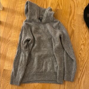 Boys quince size 8 grey cashmere hoodie